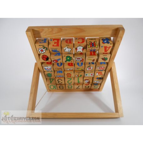 Learn The Alphabet fából készült felhajtható tanulójáték