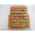 Learn The Alphabet fából készült felhajtható tanulójáték