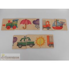 Selecta Bilderstraße kirakós játék fából