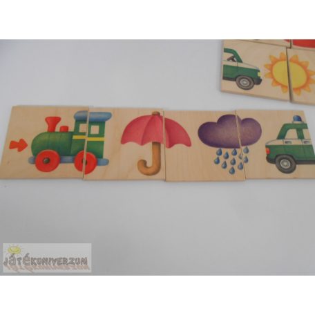 Selecta Bilderstraße kirakós játék fából