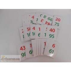   Supermatematik fejlesztő oktató kártyajáték kártyacsomag