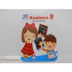  Kids Create Numbers 26 flash Card készlet tanuló kártyaszett