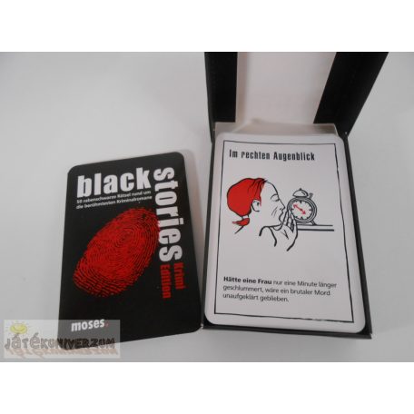 Black Stories Krimi Edition kártyajáték