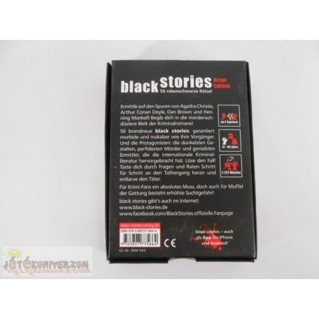 Black Stories Krimi Edition kártyajáték