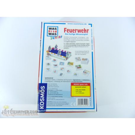 Was Ist Was Junior Feuerwehr német nyelvű úti társasjáték