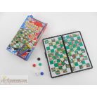 Snakes and Ladders kígyók és létrák úti mágneses társasjáték 