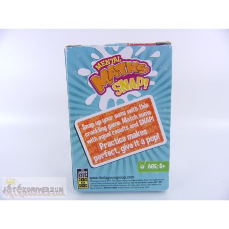 Mental Math Snap! matek tanuló-társasjáték
