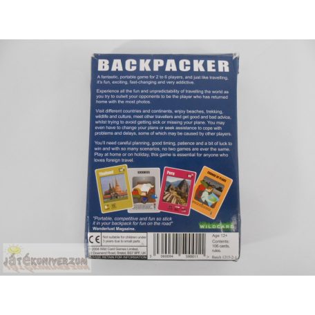 Backpacker The Ultimate Travel Game kártyajáték