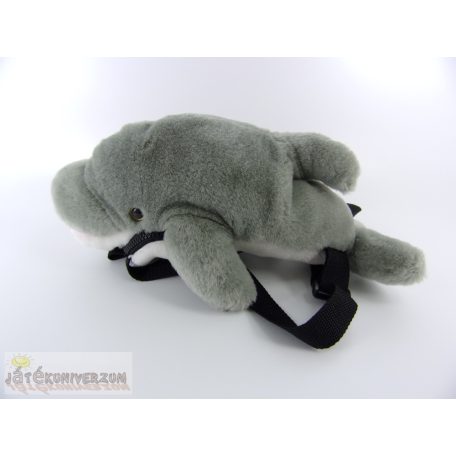 Delfines plüss hátizsák