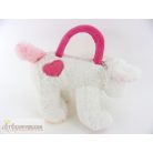 Matalan plüss kutyás kézitáska