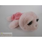 Rózsaszín csörgős teknős plüss figura