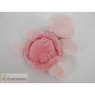 Rózsaszín csörgős teknős plüss figura