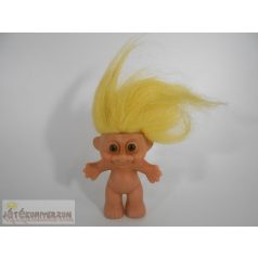 Sárga hajú troll figura