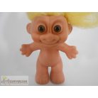 Sárga hajú troll figura