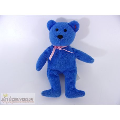 TY kék színű mini maci plüss figura