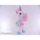 Plüss unikornis egyszarvú bábfigura