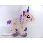 Csillag mintás unikornis egyszarvú plüss figura