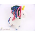 Kötött unikornis egyszarvú figura