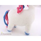 Kötött unikornis egyszarvú figura