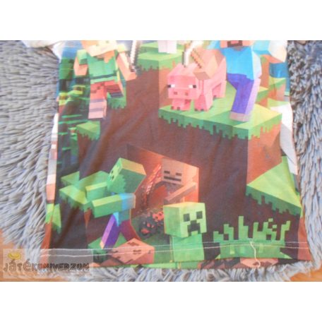 Minecraft mintás rövid ujjú póló felső 5-6 éveseknek (120cm)