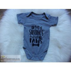 Rövid ujjú body 3-6 hónaposoknak