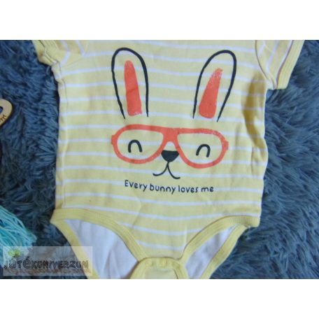 Pepco nyuszis rövid ujjú body 12-18 hó (86cm)