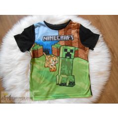 Nutmeg Minecraft rövid ujjú póló felső 6-7 éveseknek