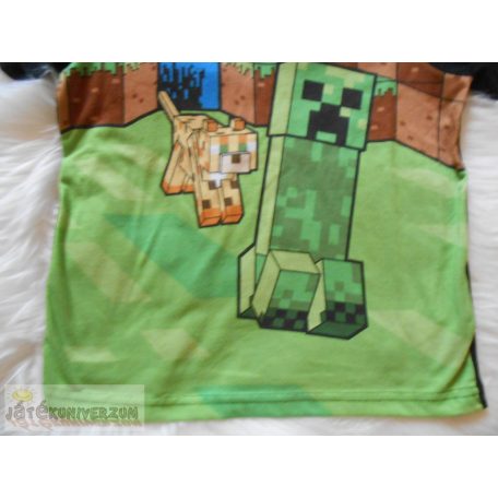 Nutmeg Minecraft rövid ujjú póló felső 6-7 éveseknek