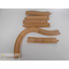 Fa vasúti sín készlet csomag