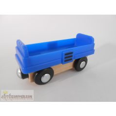 Fából készült vasúti kocsi vagon játékvonat