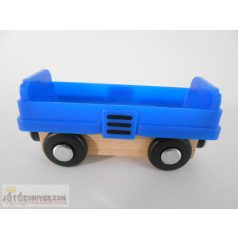 Fából készült vasúti kocsi vagon játékvonat