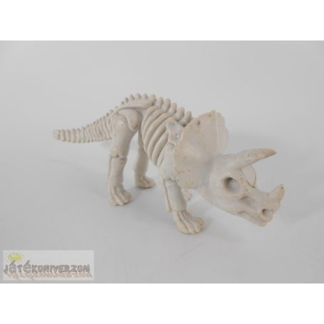 Triceratops dinoszaurusz csontváz figura