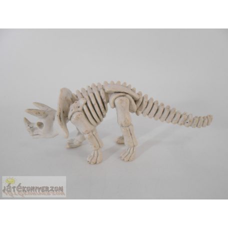 Triceratops dinoszaurusz csontváz figura
