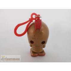   Középkori páncélos katona harcos kulcstartó táskadísz figura